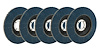 ALL12122-5 Flap Discs 80 Grit 4-1/2 in. with 7/8 in. Arbor - image 1