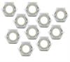 Fine Thread Hex Nuts With Nylon Inserts 1/4"-28 - image 1