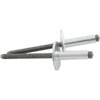 3/16" Large Head Rivets Grip Range: 3/8" - 1/2"