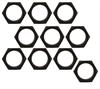 Small Hex Jam Nut 3/4"-16 LH