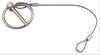Flip-Over Clip with Lanyard 3/16" with 10" Lanyard - image 1