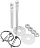 Aluminum Hood Pin Kit 3/8" Kit Silver - image 1