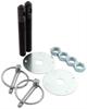 Aluminum Hood Pin Kit 1/2" Kit - image 1