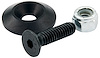 ALL18631 Countersunk Bolts #10 w/1 in. Washer Black 10 Pack - image 1