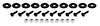 ALL18680 Countersunk Bolt Kit Black 10 Pack - image 1