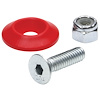 ALL18682 Countersunk Bolt Kit Red 10 Pack - image 1