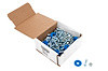 ALL18683-50 Countersunk Bolt Kit Blue 50 Pack - image 1