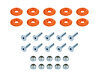 ALL18684 Countersunk Bolt Kit Orange 10 Pack - image 1