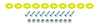 ALL18688 Countersunk Bolt Kit Fluorescent Yellow 10 Pack - image 1
