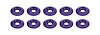 ALL18697 Countersunk Washer Purple 10 Pack - image 1