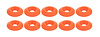 ALL18699 Countersunk Washer Fluorescent Orange 10 Pack - image 1