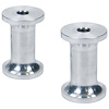 ALL18806 Hourglass Spacers 1/4 in. ID x 1 in. OD x 1-1/2 in. - image 1