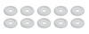 ALL18846 Body Bolt Washer Plastic White 10 Pack - image 1