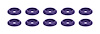 ALL18852 Body Bolt Washer Plastic Purple 10 Pack - image 1