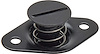 ALL19116 Flush Hd S/E Fasteners 7/16 .500 in. 50 Pack Alum
