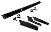 ALL22961 2-Piece Spoiler Kit with Sides 67 in. x 3 in.