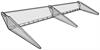 Clear Adjustable Rear Spoiler 12" x 72" - image 1