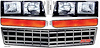 Nose Decal Kit 1983-88 Monte Carlo SS - image 1