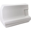 Rear Bumper Cover 1983-1988 Monte Carlo White Left Side - image 1