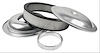 14" Lightweight Aluminum Air Cleaner Kit Includes 3" Paper Element - image 1
