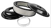 14" Lightweight Aluminum Air Cleaner Kit Includes 3" Paper Element - image 1