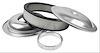14" Lightweight Aluminum Air Cleaner Kit Includes 4" Paper Element - image 1