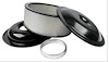 14" Lightweight Aluminum Air Cleaner Kit Includes 5" Paper Element - image 1