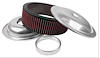 14" Lightweight Aluminum Air Cleaner Kit Includes 3" Washable Element - image 1