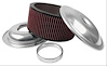 14" Lightweight Aluminum Air Cleaner Kit Includes 6" Washable Element - image 1