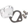 Big Block Chevy Fuel Pump Block-Off Plate Clear - image 1
