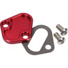 Big Block Chevy Fuel Pump Block-Off Plate Red - image 1