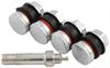 Flush Mount Valve Stems Includes Extension Filler Tube and Dust Caps - image 1