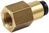 Adapter Fitting 1/8" NPT Female To Push Lock Hose - image 1