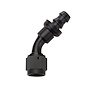 ALL49432 Pushlock Hose End Black 45 Deg Elbow -6 - image 1