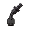 ALL49433 Pushlock Hose End Black 45 Deg Elbow -8 - image 1