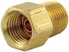 Adapter Fittings 1/8" NPT Male to 7/16"-24 Inverted Flare Female - image 1