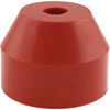 Red Poly Bushing Red 3.375" O.D. - image 1
