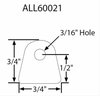 Flat Window Frame Tabs Thickness: 1/16" - image 2