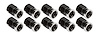 ALL72058 QC Cover Nuts Short Black 10 Pack - image 1