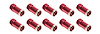 ALL72061 QC Cover Nuts Long Red 10 Pack - image 1