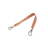 ALL76329-18 Copper Ground Strap 18 in. w/1/4 in. and 3/8 in. Ring