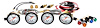 ALL80083 4 Gauge Kit OP/WT/OT/FP NO PLATE - image 1