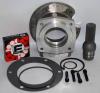 Transmission to Transfer Case Adapter for GM Transmission and Transfer Case Conversions [Aluminum, Natural] - image 1