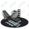 Weld-In Complete Motor Mount Kit for Jeep Chassis with Ford Small Block Engine [Steel]