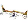 Transmission Crossmember Kit for Toyota 4WD with GM TH400 or 700R4 [Steel, Cadmium Plated]