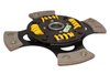 4-Pad Sprung Race Disc Transmission Clutch Friction Plate Fits Select Multiple Makes/Models - image 2