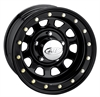 Allied Wheel 54B Series Black Daytona Street Lock Wheel 17" x 9" - image 1
