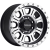 928M STREET LOCK MONSTER Wheel Size: 17 X 9" Bolt Pattern: 6X139.7 mm [Machined Face & Black Accents w/ Simulated Beadlock] - image 1