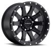 934B CLUTCH Wheel Size: 17 X 8.5" Bolt Pattern: 6X135 mm [Satin Black w/ Simulated Beadlock]