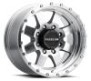 935MC DEFENDER Wheel Size: 17 X 9" Bolt Pattern: 6X139.7 mm [Machined and Clear-Coat w/ Simulated Beadlock]